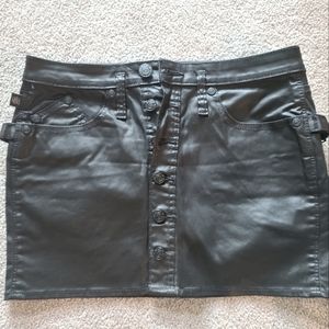 Pleather skirt